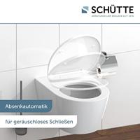 Toiletbril Schutte Lupos Softclose en LED-nachtverlichting Wit - thumbnail