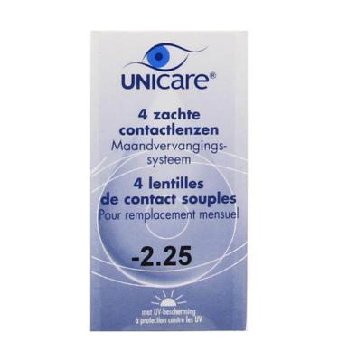 Unicare Maandlenzen -2.25 (4 st)