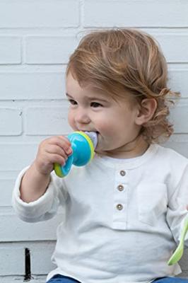 Knabbelaar NUBY Nibbler zonder BPA new blauw