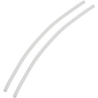 TRU COMPONENTS TC-KG008203 Stootrand Transparant (l x b x h) 10 m x 3.3 mm x 3.7 mm 10 m - thumbnail