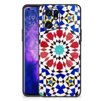 OPPO Find X5 Pro Marmeren Print Telefoonhoesje Mozaïek - thumbnail