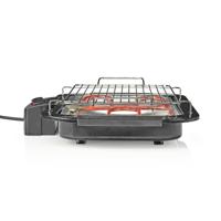 Nedis BBQE110BK Elektrische Barbecue Rechthoekig 38 X 22 Cm 2000 W - thumbnail