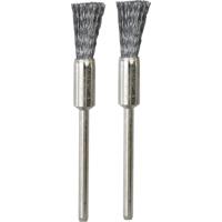 PROXXON penseelborstel brushes shaft 2.35 d=8mm steel 2pcs. - thumbnail