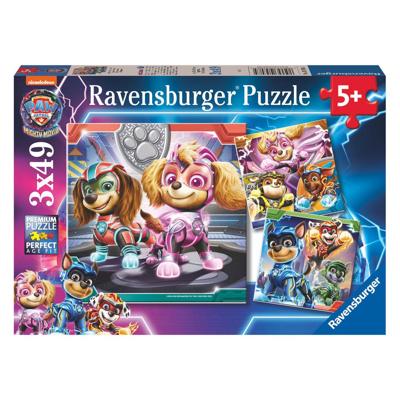 Ravensburger - paw patrol the mighty movie legpuzzel 3x49st. Ravensburger - paw patrol the mighty movie legpuzzel 3x49st.