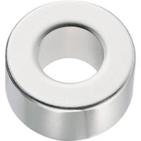 Conrad Components 506023 Permanente magneet Ring (Ø x h) 20 mm x 2 mm N35M 1.18 - 1.24 T Grenstemperatuur (max.): 100 °C - thumbnail