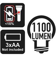 Beta 1833 L-Ultra Heldere Led Zaklamp - 018330004 - thumbnail