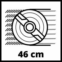 Einhell GC-PM 46/5 S Grasmaaier Benzine 2000 W Snijbreedte max. 46 mm Geschikt voor 1400 m² - thumbnail