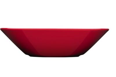 Iittala Teema Diep bord 21 cm rood Iittala Teema Diep bord 21 cm rood