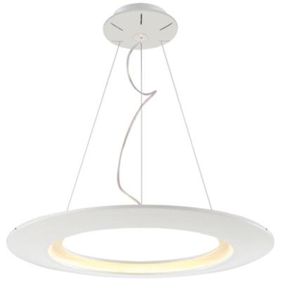 LED Hanglamp 41W - Natuurlijk Wit 4000K - Wit Aluminium Design