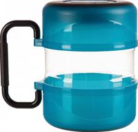 Trixie reisset voerbak / drinkbak donkergrijs - thumbnail