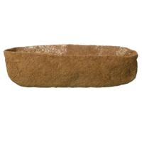 Kokosinlegvel voor hanging basket voorgevormd met waterkering H16,5x61x16cm Nature - Nature - thumbnail