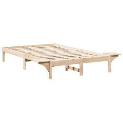 Bedframe met nachttafels Bruin 120 x 190 cm Bruin Bedframe met nachttafels Bruin 120 x 190 cm Bruin