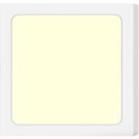 LED Downlight Pro - Aigi Trinko - Opbouw Vierkant 18W - Warm Wit 3000K - Mat Wit - Kunststof - thumbnail