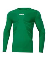 JAKO 6455 Longsleeve Comfort 2.0 - Sportgroen - M - thumbnail