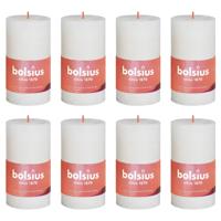 Bolsius rustiek stompkaars 100/50 soft pearl a8 - thumbnail