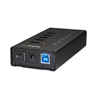 StarTech.com 7 poorts USB hub - USB-A naar 5x USB-A en 2x USB-C - USB 3.0 - 5Gbps - metaal - industriële USB hub - monteerbare USB hub (HB30C5A2CST) - thumbnail