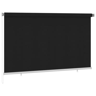 VidaXL Rolgordijn voor buiten 245(b)x140(h) cm zwart