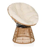 hjh LIVING Tuinstoel Weavora (Beige) - thumbnail
