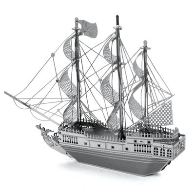 Eureka Metal earth pirate ship black pearl zilver editie