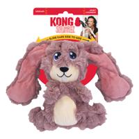 KONG SCRUMPLEZ BUNNY PLUCHE MET PIEP ROZE 21X28X8 CM - thumbnail