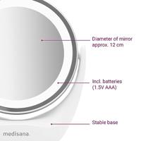 Medisana 2-in-1 cosmeticaspiegel CM 835 - thumbnail