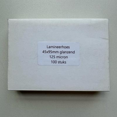 Lamineerhoes 45x95 mm 125 mcr 100st