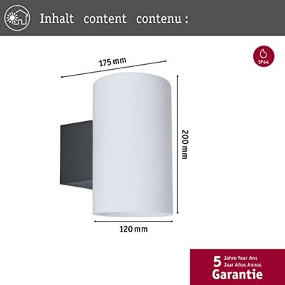 Paulmann Moderne muurlampTube - 94186