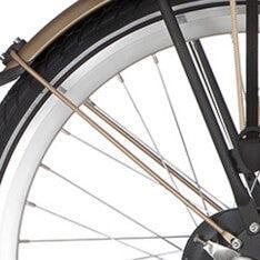 Alpina spatbordstang achter 26 curve matt gold