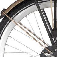 Alpina spatbordstang achter 26 curve matt gold - thumbnail