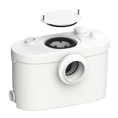 Sanibroyeur Sanipro fecalienvermaler Sanipro Silence voor WC, wastafel of fontein bidet en of douche 413x180x263mm inlaatzijde 1xDN100+3xDN40 wit Sanibroyeur Sanipro fecalienvermaler Sanipro Silence voor WC, wastafel of fontein bidet en of douche 413x180x263mm inlaatzijde 1xDN100+3xDN40 wit