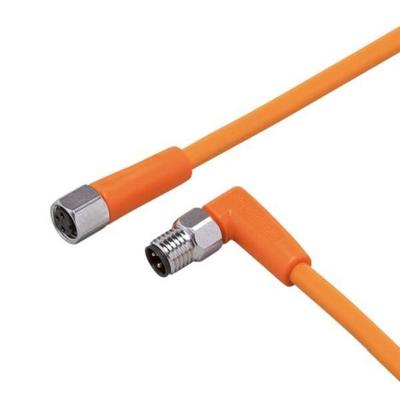 ifm Electronic EVT164 Verbindingskabel Aantal polen (sensoren): 3, 3 Stekker, haaks, Bus, recht 5 m 1 stuk(s)