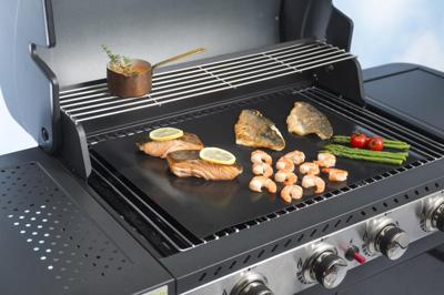 Nostik Barbecue Grillfolie 40x50cm Antikleef Zwart Nostik Barbecue Grillfolie 40x50cm Antikleef Zwart