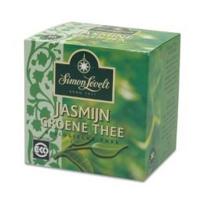 Simon Levelt Groene thee/jasmijn envelop bio (10 Zakjes) - thumbnail