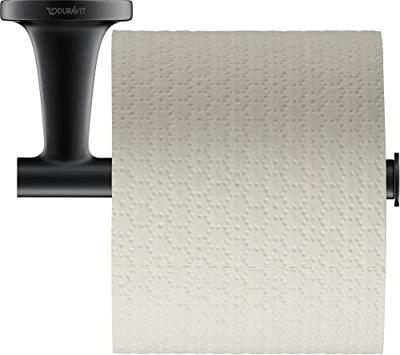 Duravit Starck T toiletrolhouder 15,2x7,6x5cm mat zwart - thumbnail