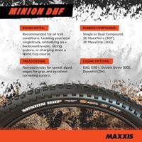 MAXXIS 71-584 minion dhf exo/tr zwart vouw tb96908100 - thumbnail