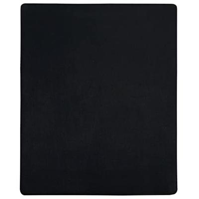 VidaXL Hoeslaken jersey 160x200 cm katoen zwart