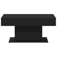 Salontafel Zwart eiken 96 x 50 x 45 cm Bewerkt hout - thumbnail