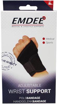 Emdee Support Braces Wrist Support Bandage One Size Art.57050 1Stuks Emdee Support Braces Wrist Support Bandage One Size Art.57050 1Stuks