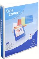 Exacompta Personaliseerbare ringmap Kreacover 4 ringen van 30 mm, rug van 4,4 cm, wit - thumbnail