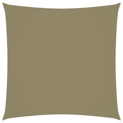 VidaXL Zonnescherm vierkant 4x4 m oxford stof beige VidaXL Zonnescherm vierkant 4x4 m oxford stof beige