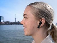 Trust Mobile Primo Touch Draadloze Bluetooth Oordopjes Wireless Earphones, 10 Uur Speeltijd in Totaal, Ingebouwde Microfoon, TWS, voor PC, Laptop, Smartphone, Tablet - Zwart - thumbnail