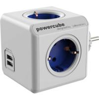 Allocacoc Powercube Original USB Blauw - thumbnail