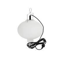 QAZQA Buiten hanglamp wit 35 cm met stekker IP44 - Pion - thumbnail