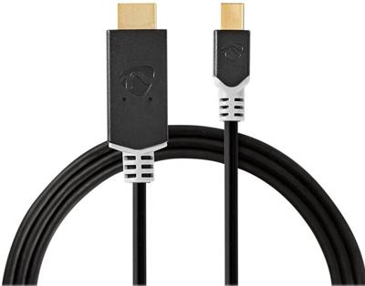 Mini-DisplayPort - HDMI-Kabel | Mini-DisplayPort Male - HDMI Male | 2,0 m | Antraciet Mini-DisplayPort - HDMI-Kabel | Mini-DisplayPort Male - HDMI Male | 2,0 m | Antraciet