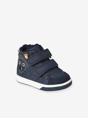 Halfhoge sneakers met klittenband voor baby blauw Halfhoge sneakers met klittenband voor baby blauw
