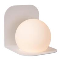Lucide DAVY - Wandlamp Badkamer - 1xG9 - IP44 - Wit - thumbnail