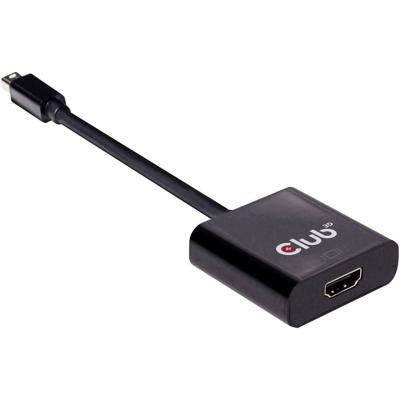 CLUB3D Mini DisplayPort 1.2 to HDMI 2.0 UHD Active Adapter
