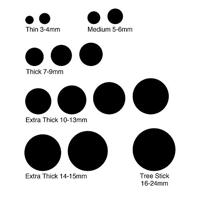 Houtskool Coates 16-24mm - thumbnail