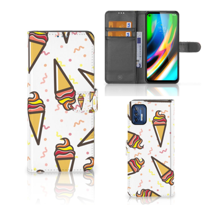 Motorola Moto G9 Plus | Book Cover | Icecream