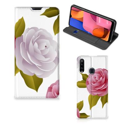 Samsung Galaxy A20s Smart Cover Roses Samsung Galaxy A20s Smart Cover Roses